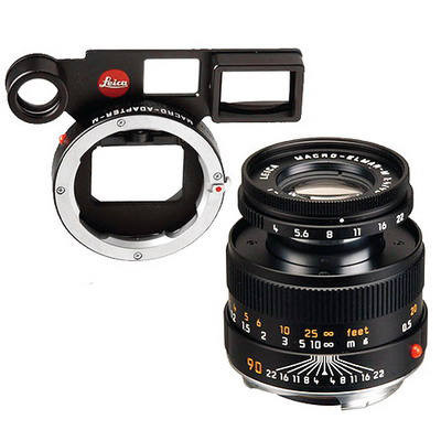 Leica-Makro-szett-(LEICA-MACRO-ELMAR-M-90mm-F4.0-+-LEICA-MACRO-ADAPTER-M)