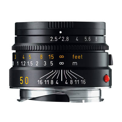 Leica-Summarit-M-50mm-F2.5-fekete-objektiv