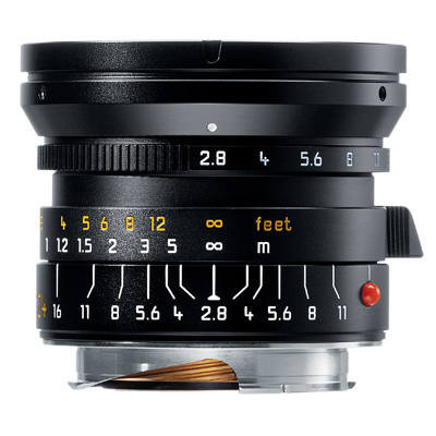 Leica Elmar-M 24mm F3.8 Asph. lens, black, showroom piece