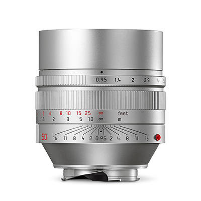 Leica Noctilux-M 50mm F0.95 Asph. lens, silver