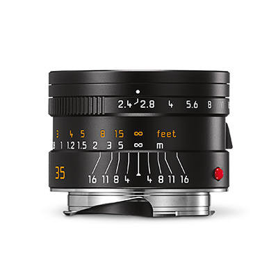 Leica Summarit-M 35mm F2.4 ASPH. Lens, black - showroom piece