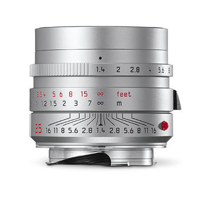 Leica Summilux-M 35mm F1.4 Asph. lens, silver