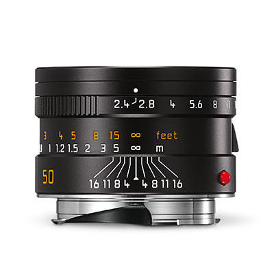 Leica Summarit-M 50mm F2.4 Asph. lens, black