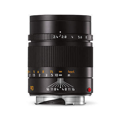 Leica Summarit-M 90mm F2.4 Asph. lens, black