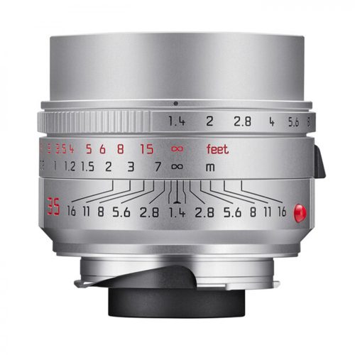 Leica Summilux-M 35mm F1.4 Asph. lens, silver