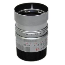 Leica Summilux-M 50mm F1.4 Asph. lens, silver-chrome