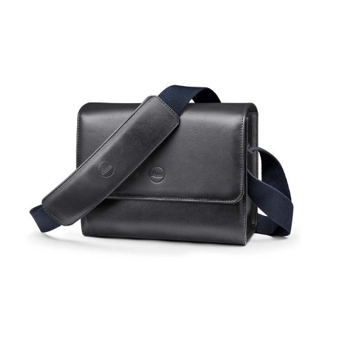LEICA Bag M - System leather shoulder bag, black
