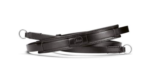 Leica CL vintage leather neck strap, black