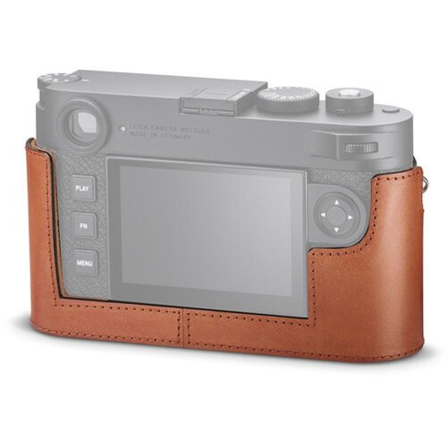Leica M11 leather protector, cognac
