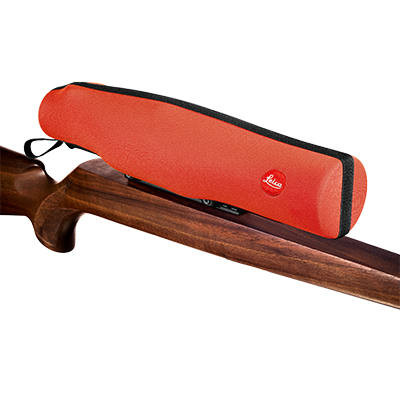 Leica riflescope neoprene case S - orange, Showroom piece!