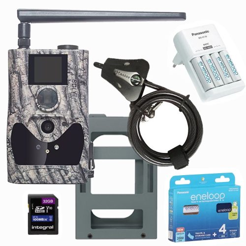 Boly Guard Crow BG584 4G email küldő és felhős vadkamera szett (akku+töltő+SD memória+fém ház+kábelzár)