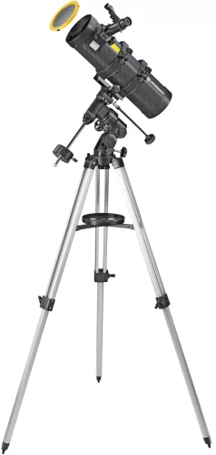 BRESSER Spica-II 130/1000 EQ3 Reflector Telescope with Smartphone Adapter & Solar Filter