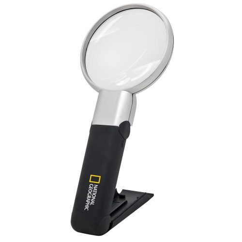 National Geographic 2in1 LED Table- and Hand magnifier 2x/4x