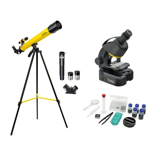 NATIONAL GEOGRAPHIC Telescope + Microscope Set for beginners