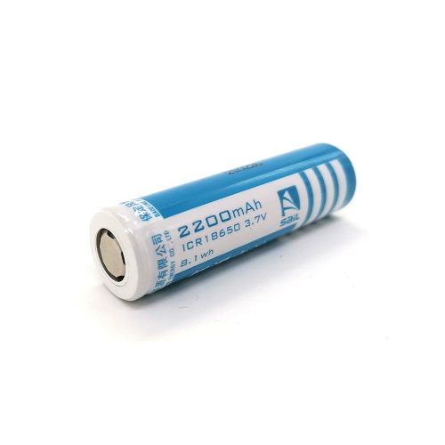 Guide 18650 Li-ion unprotected battery 2200mAh 65 mm long (for Normae TN)