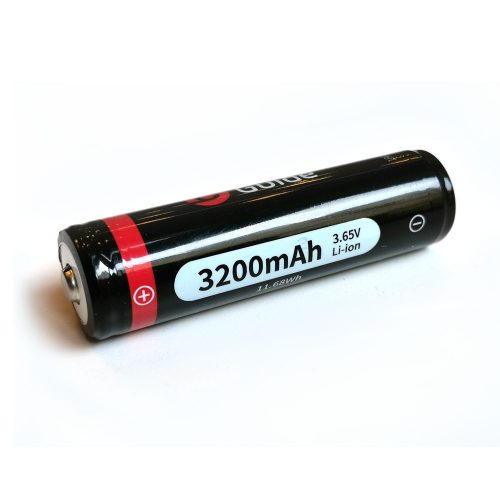 Guide 18650 Li-ion battery without protection 3200mAh 70 mm long (for TN)