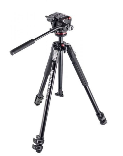 Manfrotto 190X kit alu 3 sections tripod + XPRO fluid head