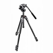 Manfrotto 290 XTRA Kit, Alu 3 sec. tripod with fluid head