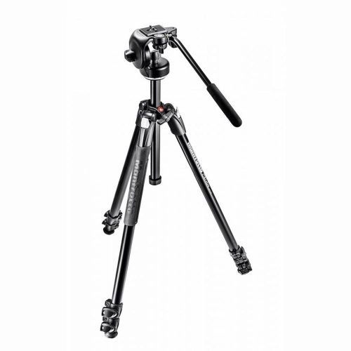 Manfrotto 290 XTRA Kit, Alu 3 sec. tripod with fluid head