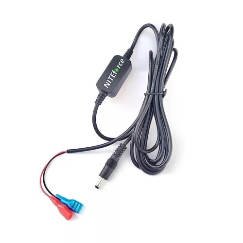 NITEforce 2.4m battery cable with voltage reducer