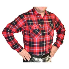 Niteforce Flannel Shirt Reddish M