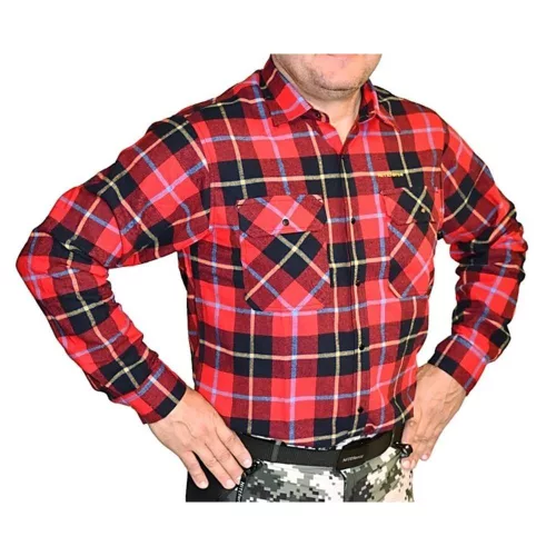 Niteforce Flannel Shirt Reddish M
