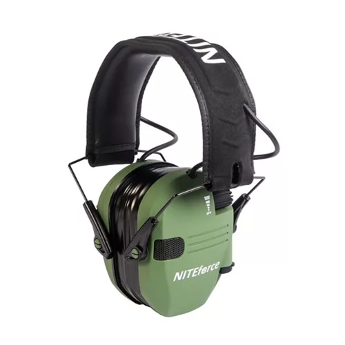 NITEforce SubSonic Pro elektronikus fülvédő, zöld