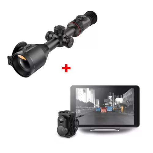 Nocpix Ace H50R hőkamera céltávcső távolságmérővel + NS7 autós hőkamera