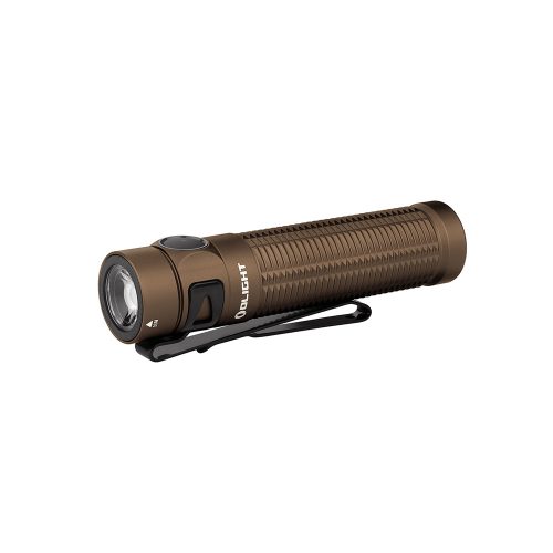Olight Baton 3 Pro rechargeable LED flashlight, Desert Tan