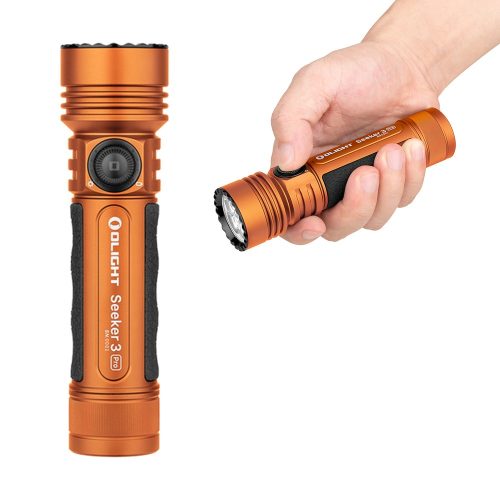Olight Seeker 3 Pro Orange rechargeable LED flashlight