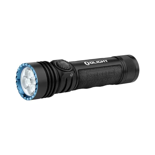 Olight Seeker 4 Pro Cool White rechargeable LED flashlight - black