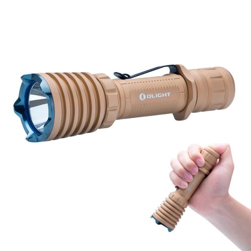 Olight Warrior X Desert tan rechargeable LED flashlight - Limited edition
