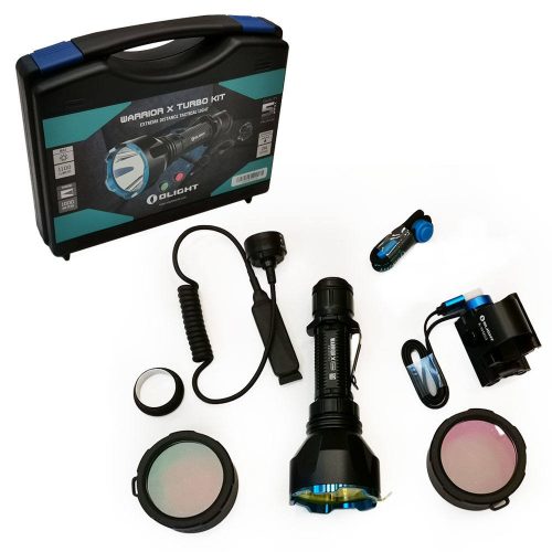 Olight Warrior X Turbo LED flashlight kit