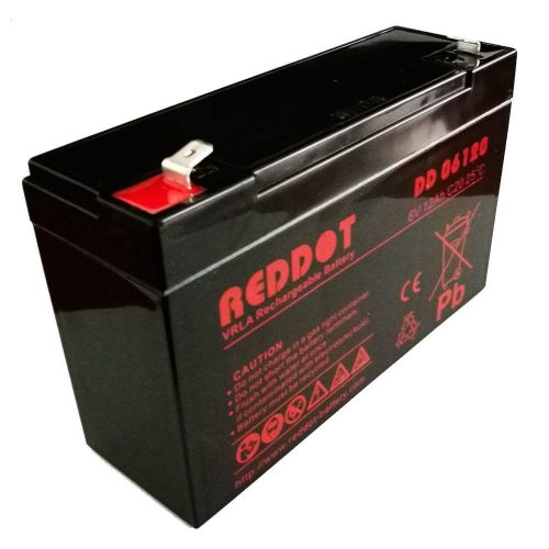 Red Dot 6V 12,0Ah battery
