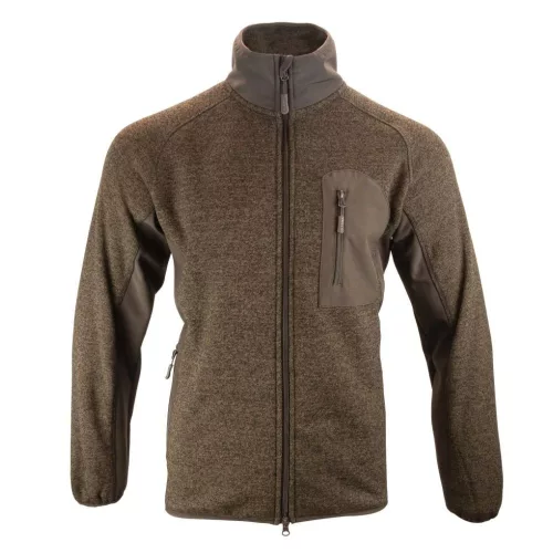 Jack Pyke Weardale cipzáros kötött pulóver barna L