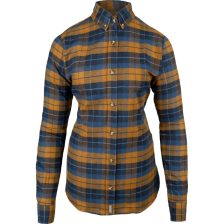   Jack Pyke Ladies Bleasdale flanel kockás női ing rozsdabarna-kék XS (8)