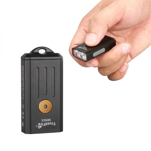 Trustfire MINIX Black LED with White and Red Flashlight