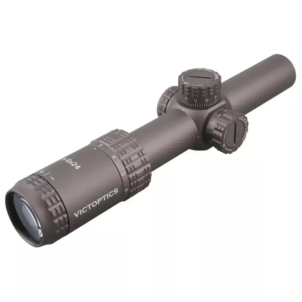 Victoptics S6 1-6x24 LPVO Coyote FDE illuminated riflescope