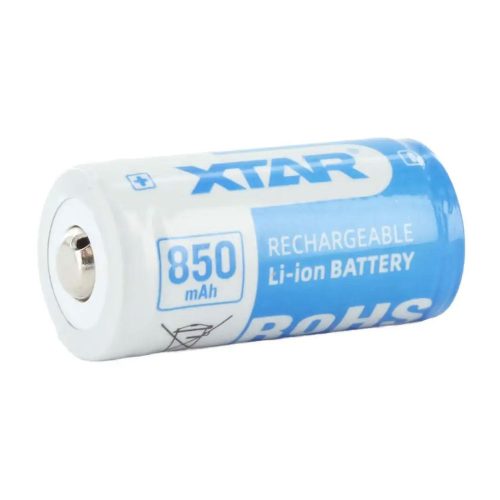 XTAR RCR123 850mAh battery with protection