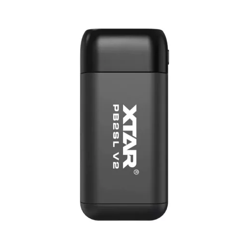 XTAR PB2SL V2 akkumulátor töltő, fekete