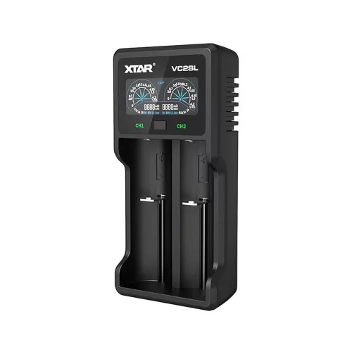 XTAR VC2SL két öblös univerzális akkumulátor töltő