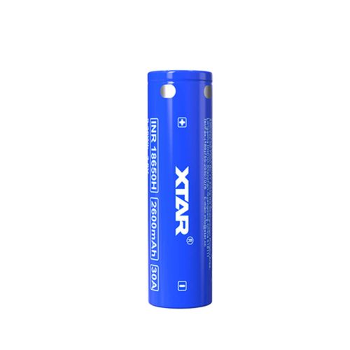 XTAR 18650H Li-ion ipari akku védelem nélküli 2600 mAh 65 mm hosszú