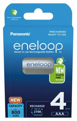 Panasonic Eneloop 4xAAA 800mAh battery