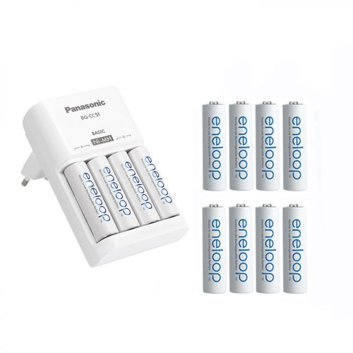 Panasonic Eneloop 12xAA 2000mAh battery + 10 hours charger