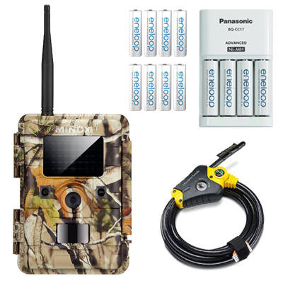 Minox DTC 1100 3G Plus vadkamera + Eneloop akku szett + Python lock 8mm