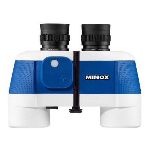 Minox BN 7x50 C II kék / fehér hajóstávcső iránytűvel