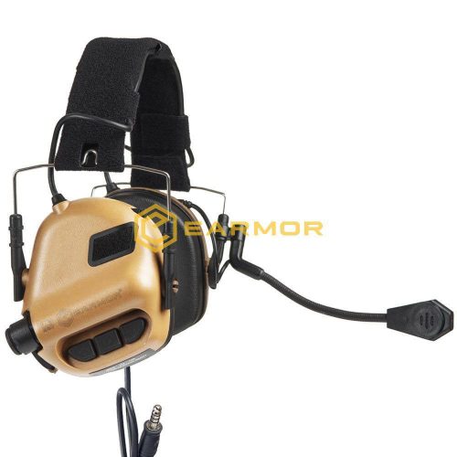 Opsmen Earmor M32 elektronikus fülvédő barna