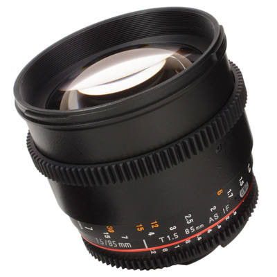 Samyang 85mm T1.5 VDSLR AS IF UMC II Nikon lens