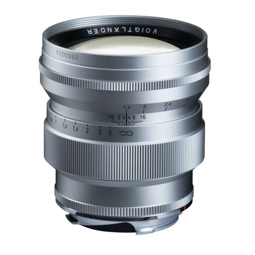 Voigtländer Nokton 75mm F1.5 ASPH. VM silver lens