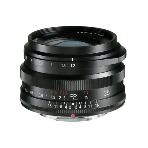 Voigtländer Nokton 35mm F/1.2 Fujifilm X black lens